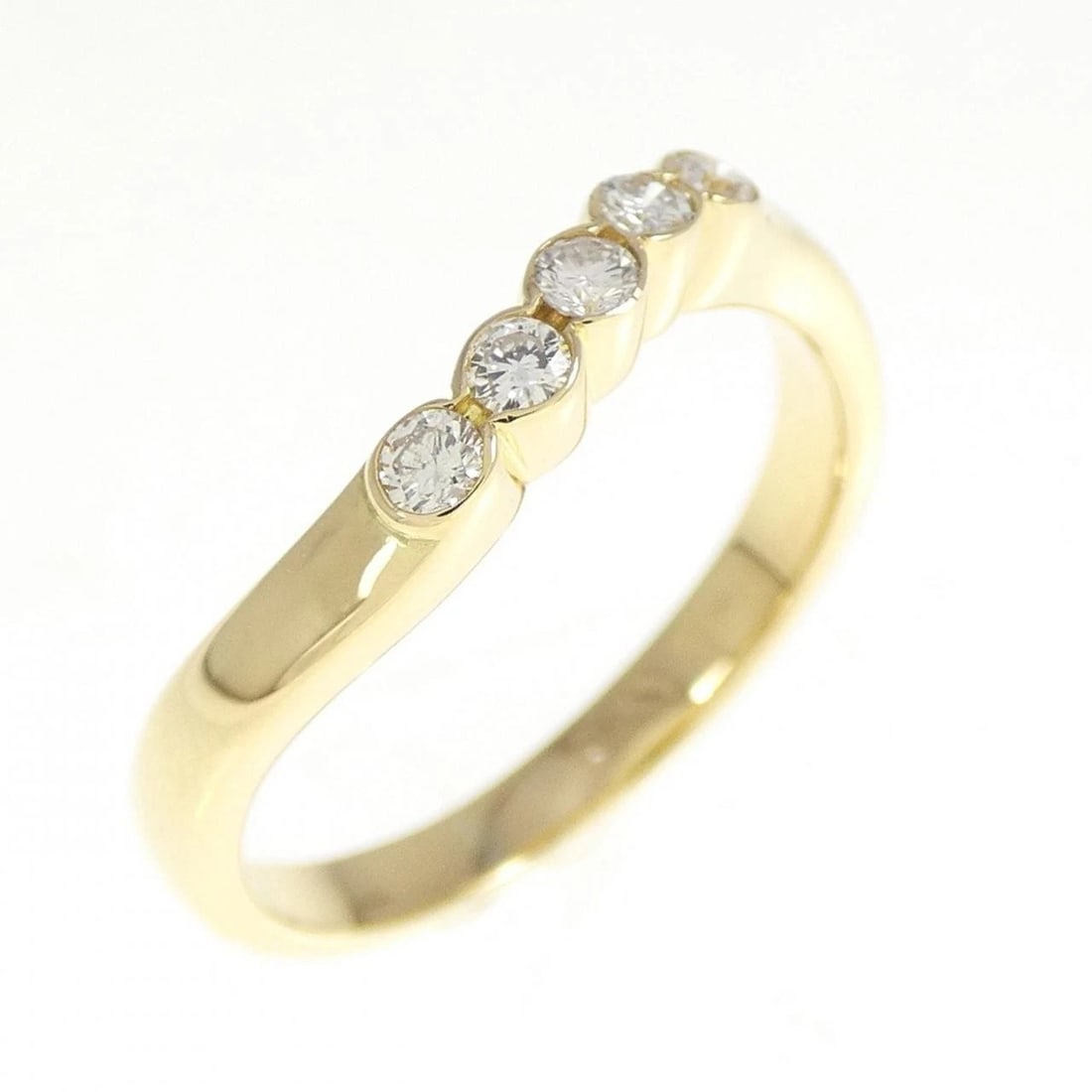 750YG DIAMOND RING: 750YG Diamond Ring Brand: Unbranded Type: Ring Material: 750 Yellow Gold, Main Stone/Creation Natural Color: yellow gold Size: 6.5US Accessories: None Accessories Notice: When purchasing p