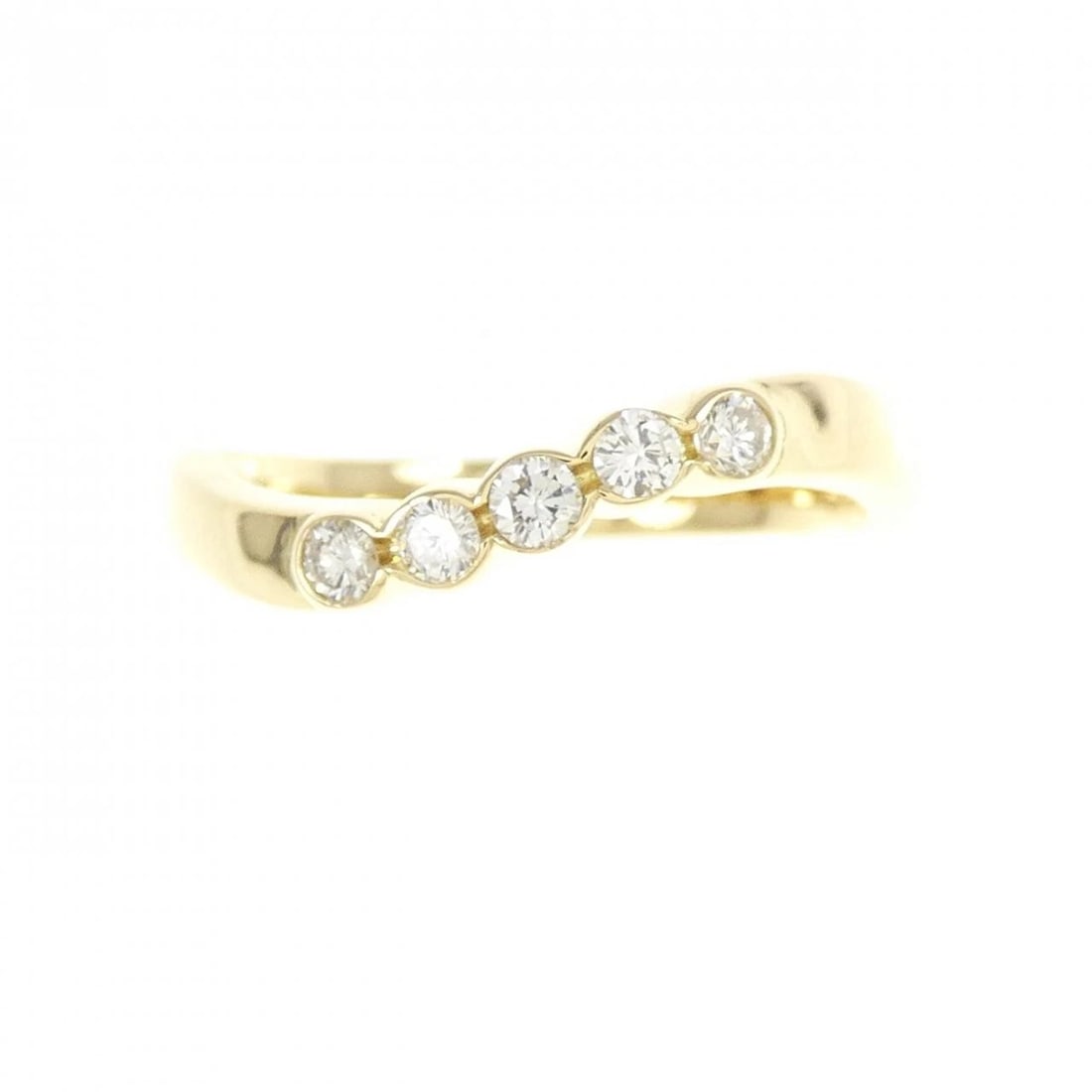 750YG DIAMOND RING - 2