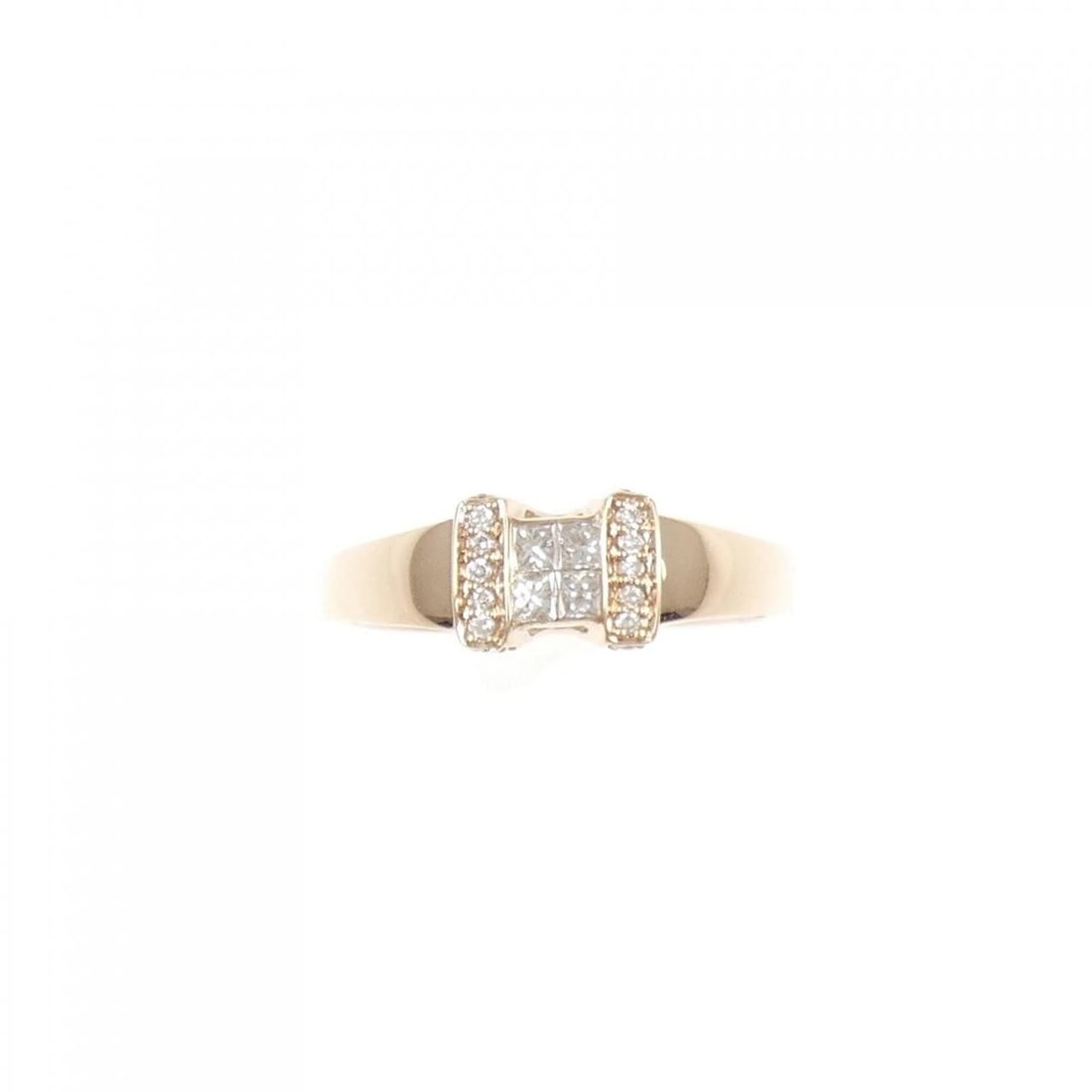 K18PG DIAMOND RING - 2