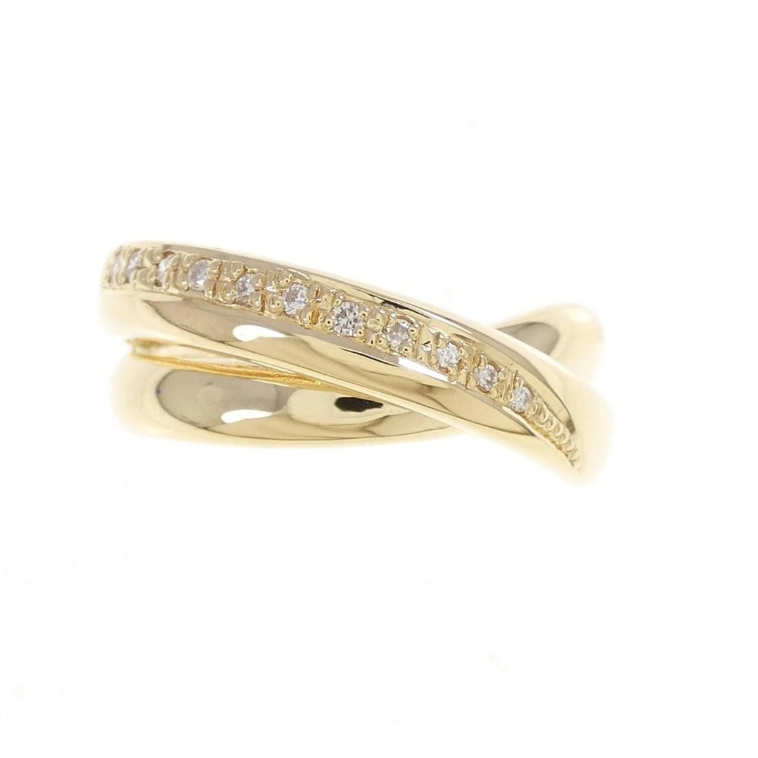 K18YG DIAMOND RING - 2