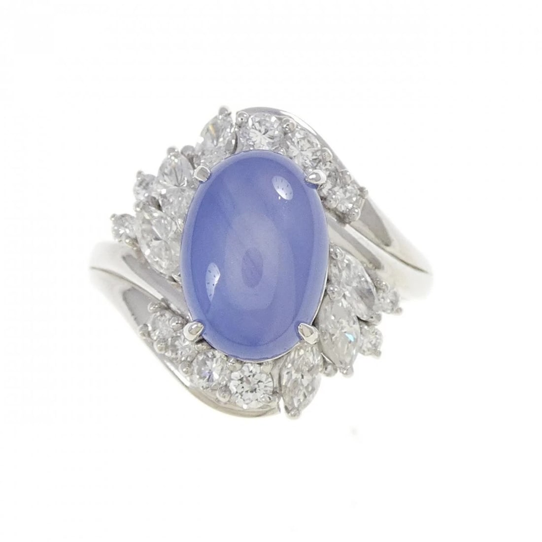 PT900 STAR SAPPHIRE RING - 2
