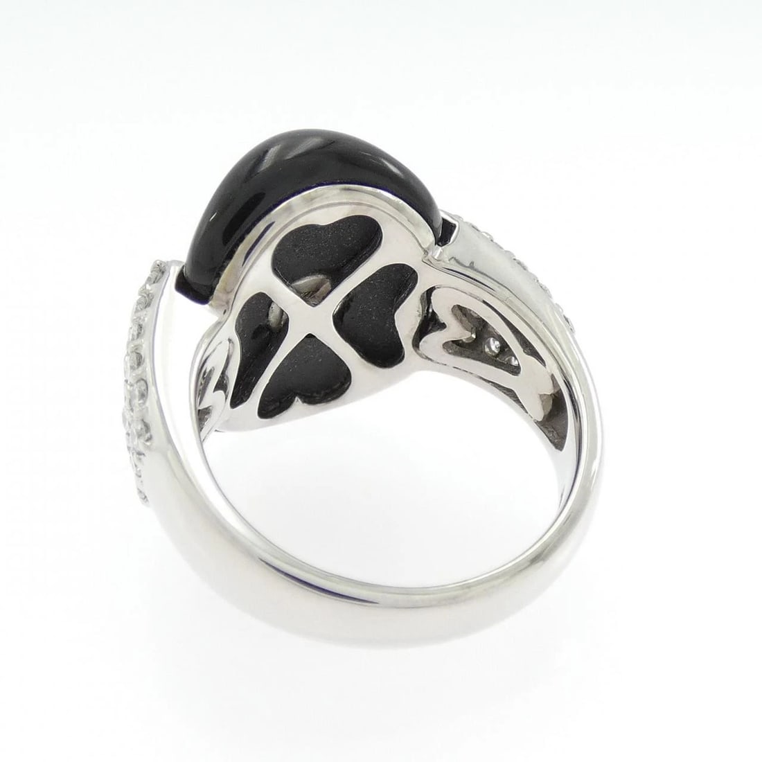 K18WG ONYX RING - 3