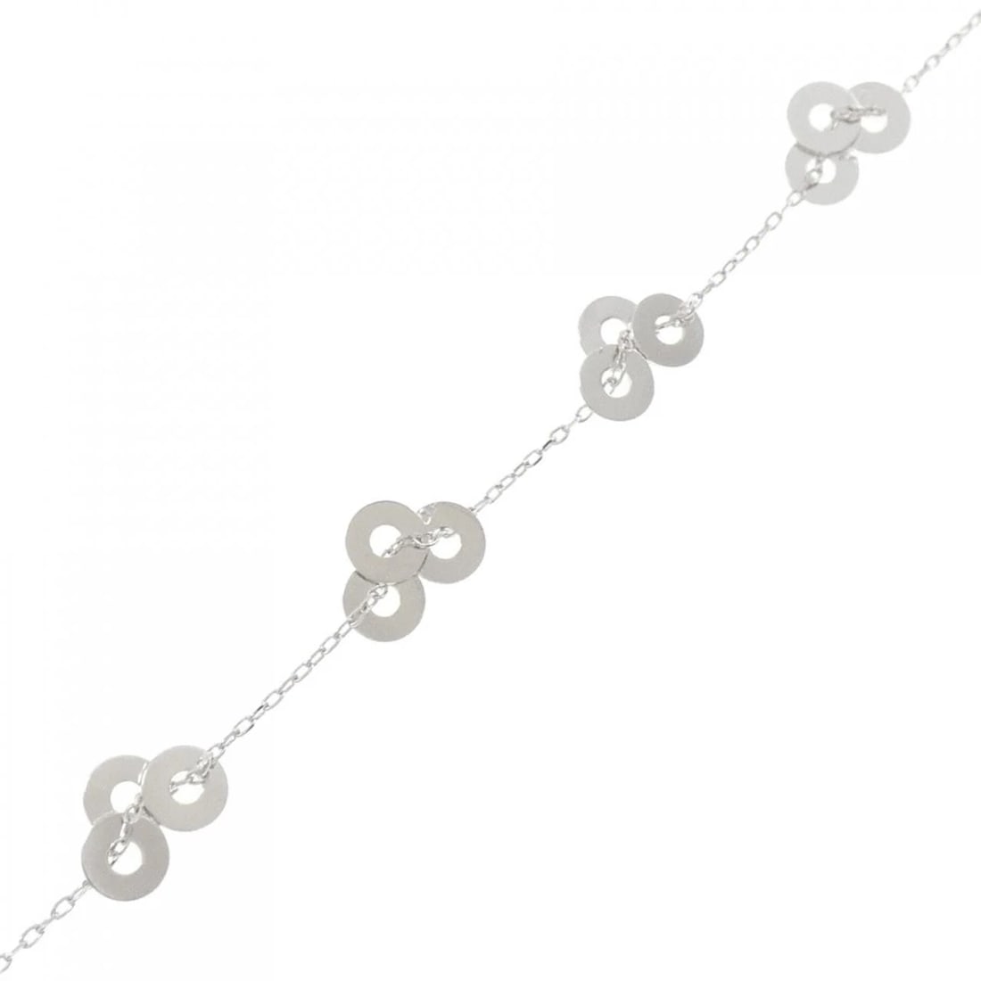 K18WG BRACELET: K18WG Bracelet Brand: Unbranded Type: Bracelet Material: K18 White Gold, Main Stone/Creation Natural Color: white gold Size: 17.5cm ActualSize Max W: 7.8mm Accessories: None Accessories