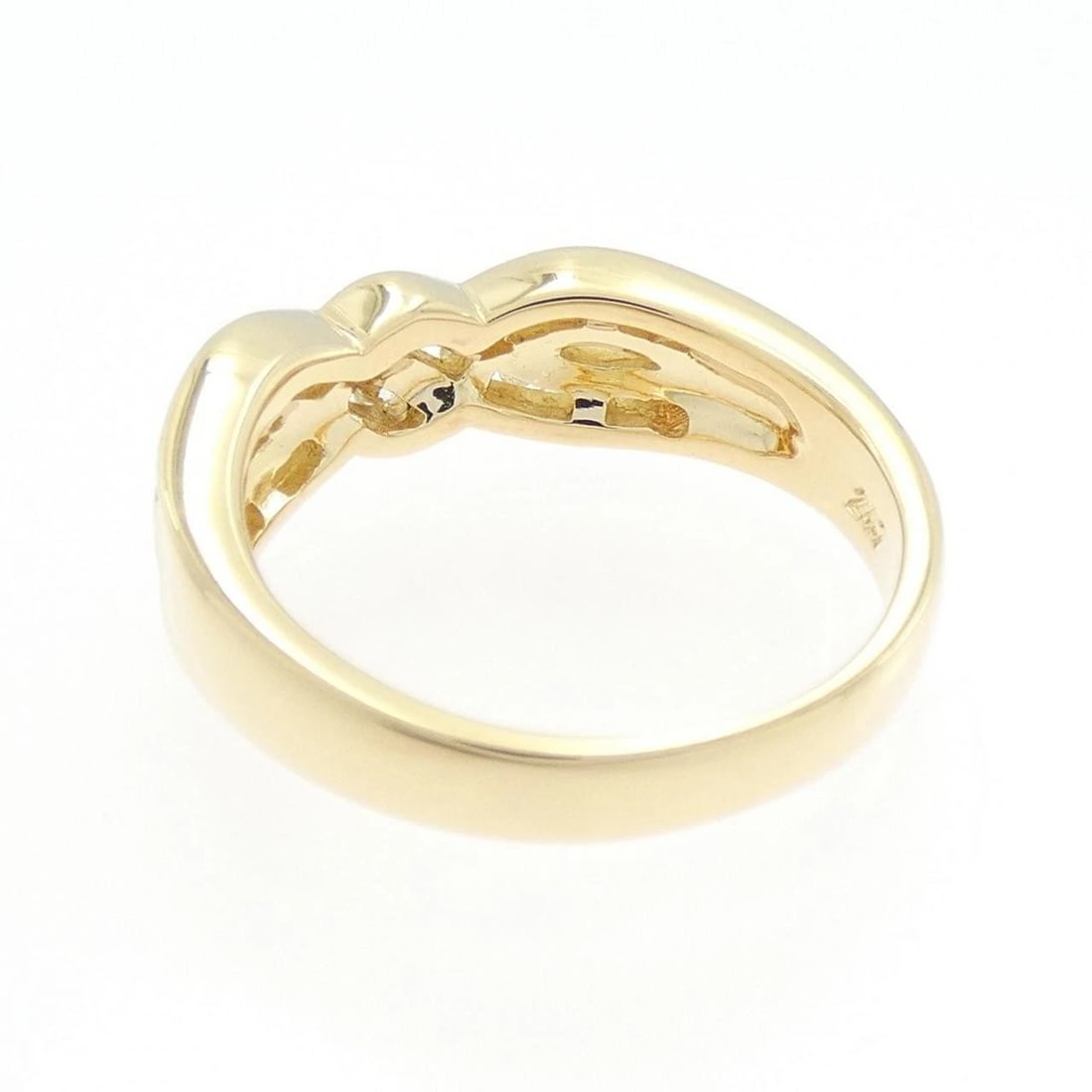 K18YG DIAMOND RING - 3