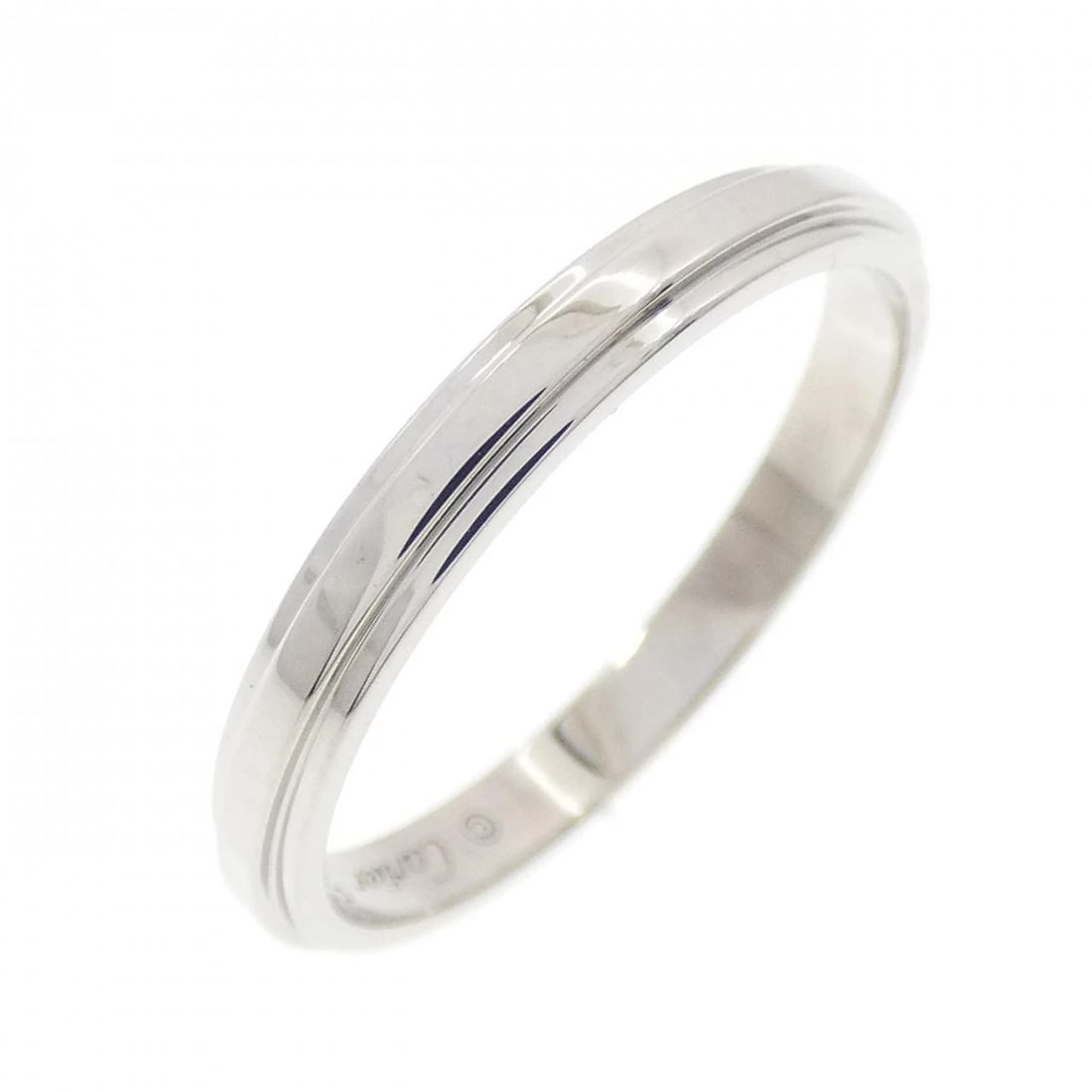 CARTIER DAME-HEURE RING: Cartier Dame-Heure Ring Brand: Cartier Type: Ring Material: Platinum 950, Color: Platinum Size: 6.5-7 (US size) Accessories: None Accessories Notice: When purchasing pre-owned goods, please