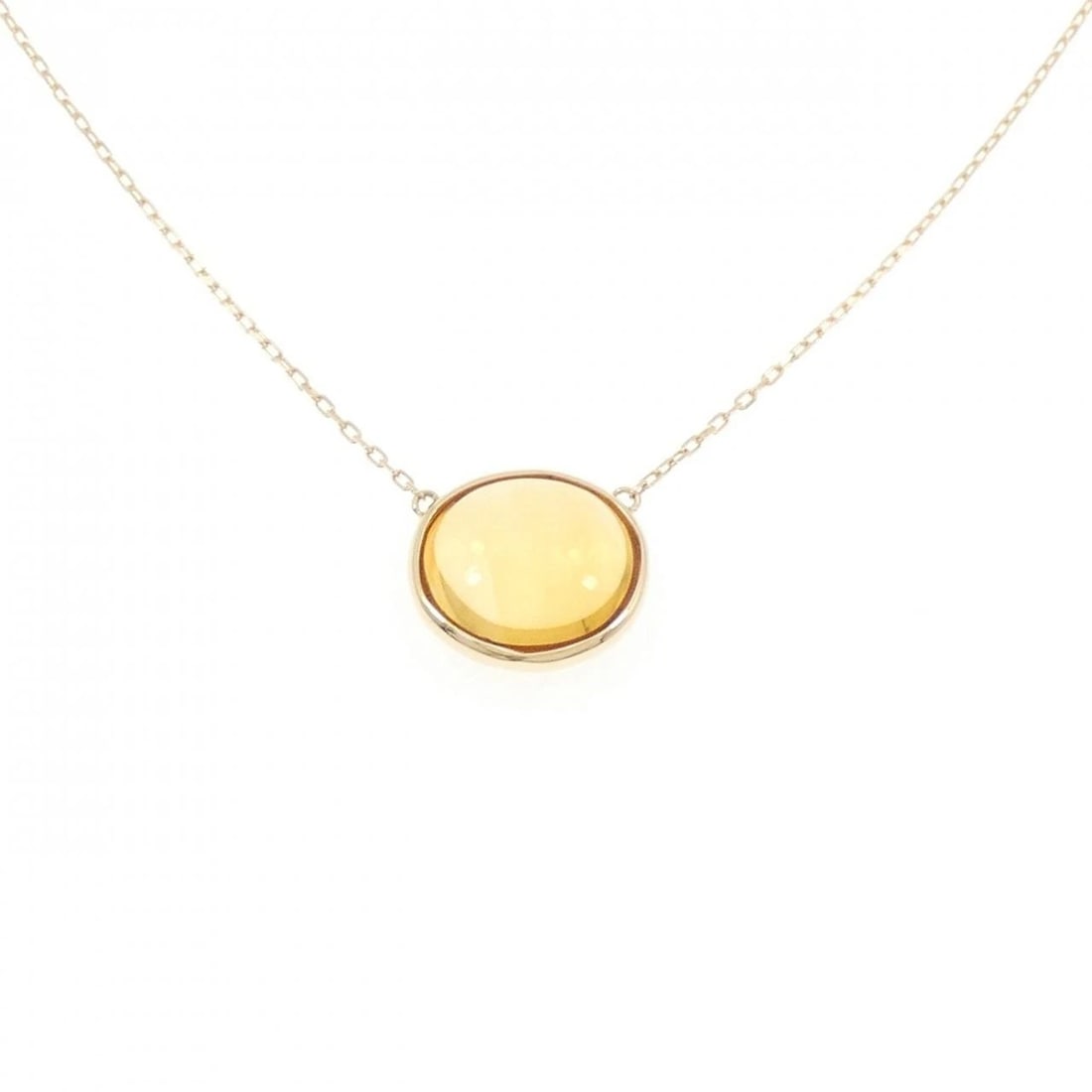 K18YG CITRINE NECKLACE: K18YG Citrine Necklace Brand: Unbranded Type: Necklace Material: K18 Yellow Gold, Main Stone/Creation Citrine Color: Yellow Gold Size: 44cmActualSize Pendant top H x W: 12.5mmx14.0mm Chain