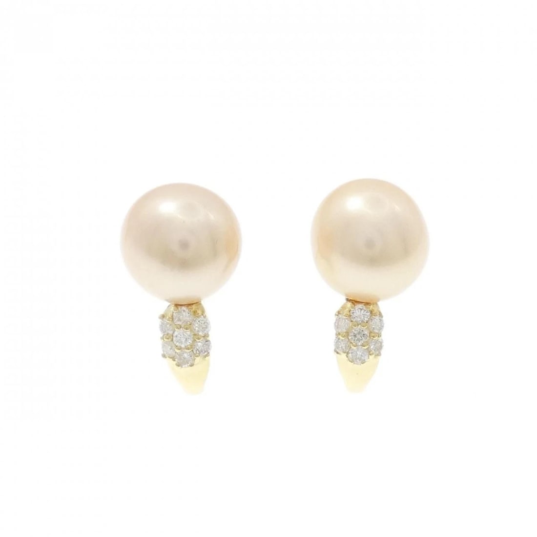 18K YELLOW GOLD WHITE BUTTERFLY PEARL: 18K Yellow Gold White Butterfly Pearl Brand: Unbranded Type: White Butterfly Pearl Pierce/Earring Material: K18 Yellow Gold, Main Stone/Creation White Butterfly PearlSecondary Stone Natural 