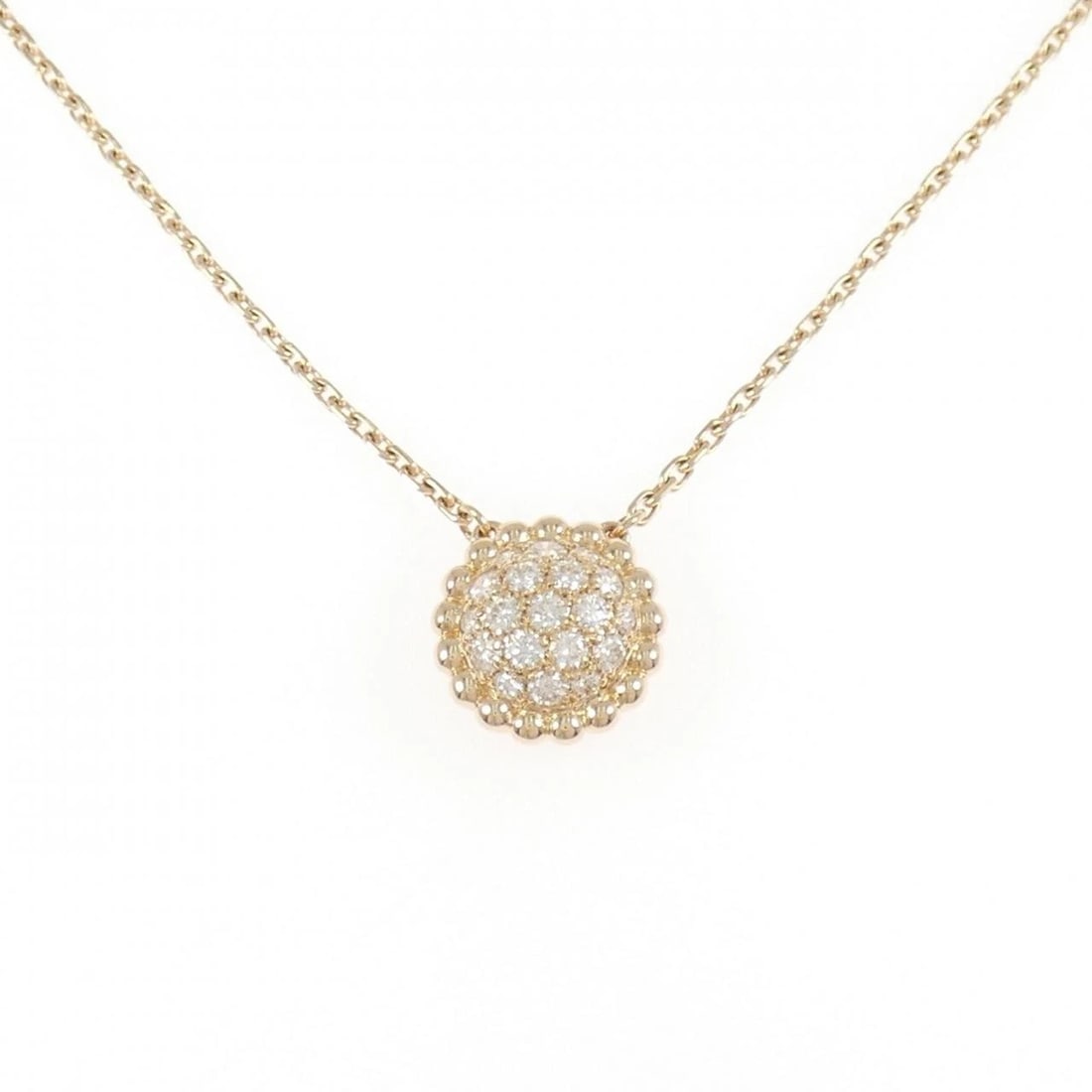 VAN CLEEF & ARPELS PERRELET NECKLACE: Van Cleef & Arpels PERRELET Necklace Brand: Van Cleef & Arpels Type: Necklace Material: 750 Pink Gold, Main Stone/Creation Natural Color: Pink Gold Size: 38 42cm,ActualSize Pendant top H x W: