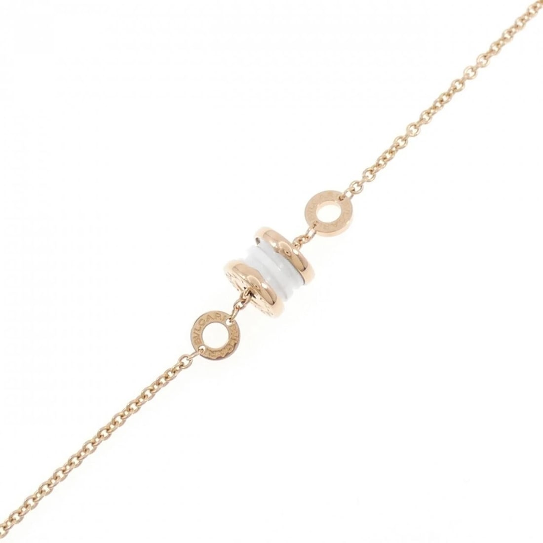 BVLGARI B.ZERO1 BRACELET: BVLGARI B.zero1 Bracelet Brand: BVLGARI Type: Bracelet Material: 750 Pink Gold ceramic, Color: Pink Gold ceramic Size: 17 19cm,ActualSize Max W: 9.2mm Accessories: None Accessories Notice: