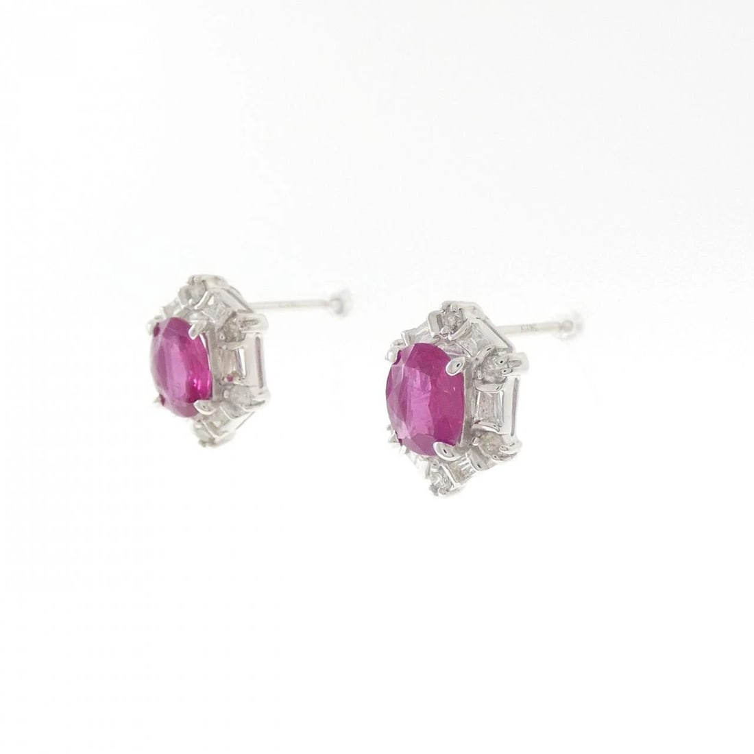K14WG RUBY EARRINGS - 2