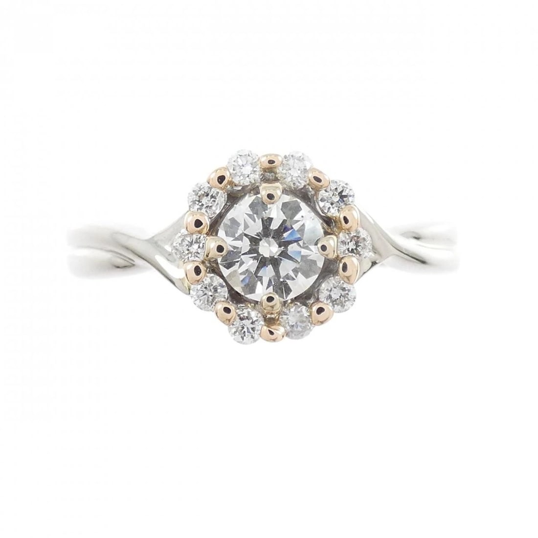 K18WG/K18PG DIAMOND RING - 2