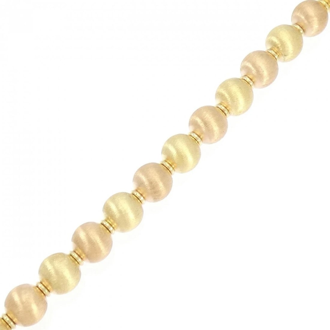 PONTE VECCHIO 750 THREE COLOR BRACELET: Ponte Vecchio 750 Three Color Bracelet Brand: Ponte Vecchio Type: Bracelet Material: 750 Yellow Gold 750 White Gold 750 Pink Gold, Color: none Size: 18cm,ActualSize Max W: 7.9mm Accessories: