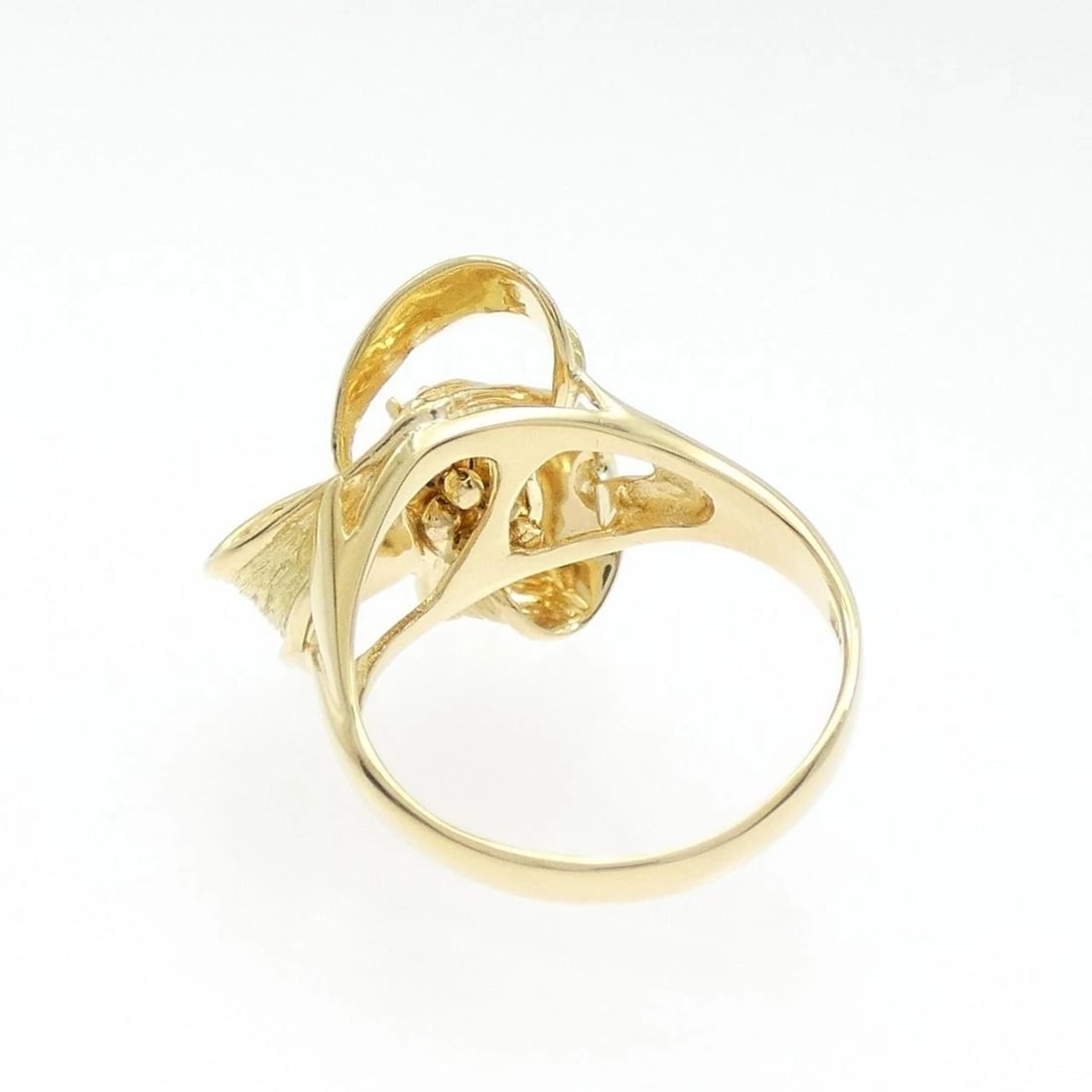 K18YG DIAMOND RING - 3