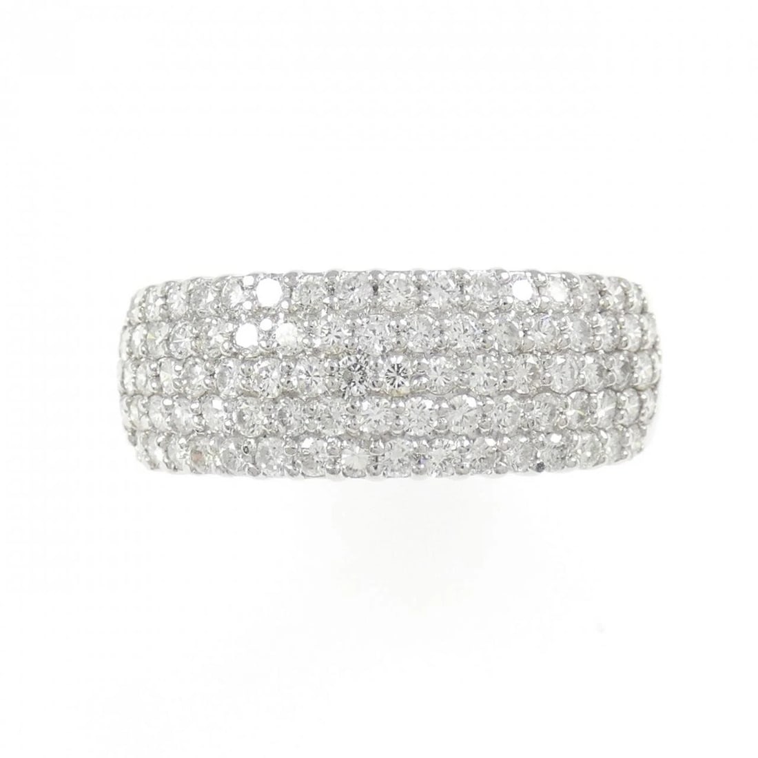 PT900 PAVE DIAMOND RING - 2