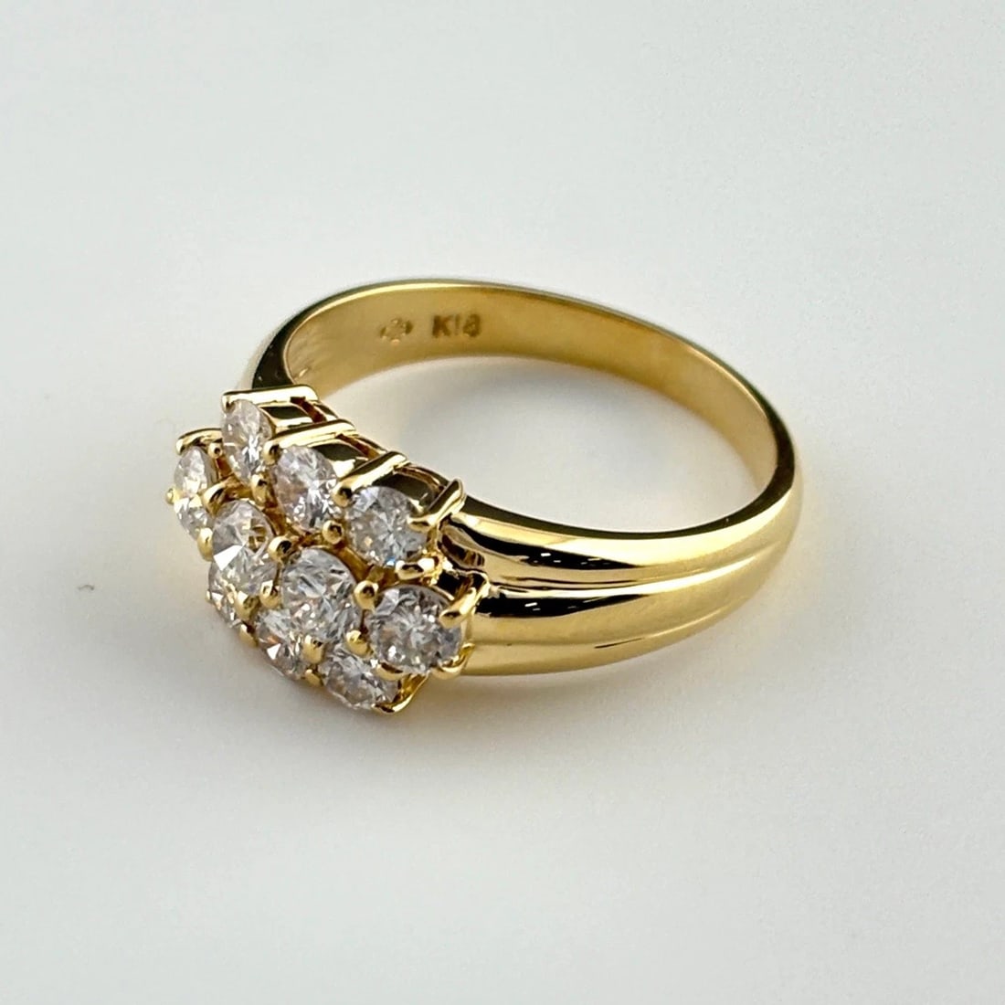 MELEE DIAMOND DESIGN YG YELLOWGOLD RING (1 of 2)