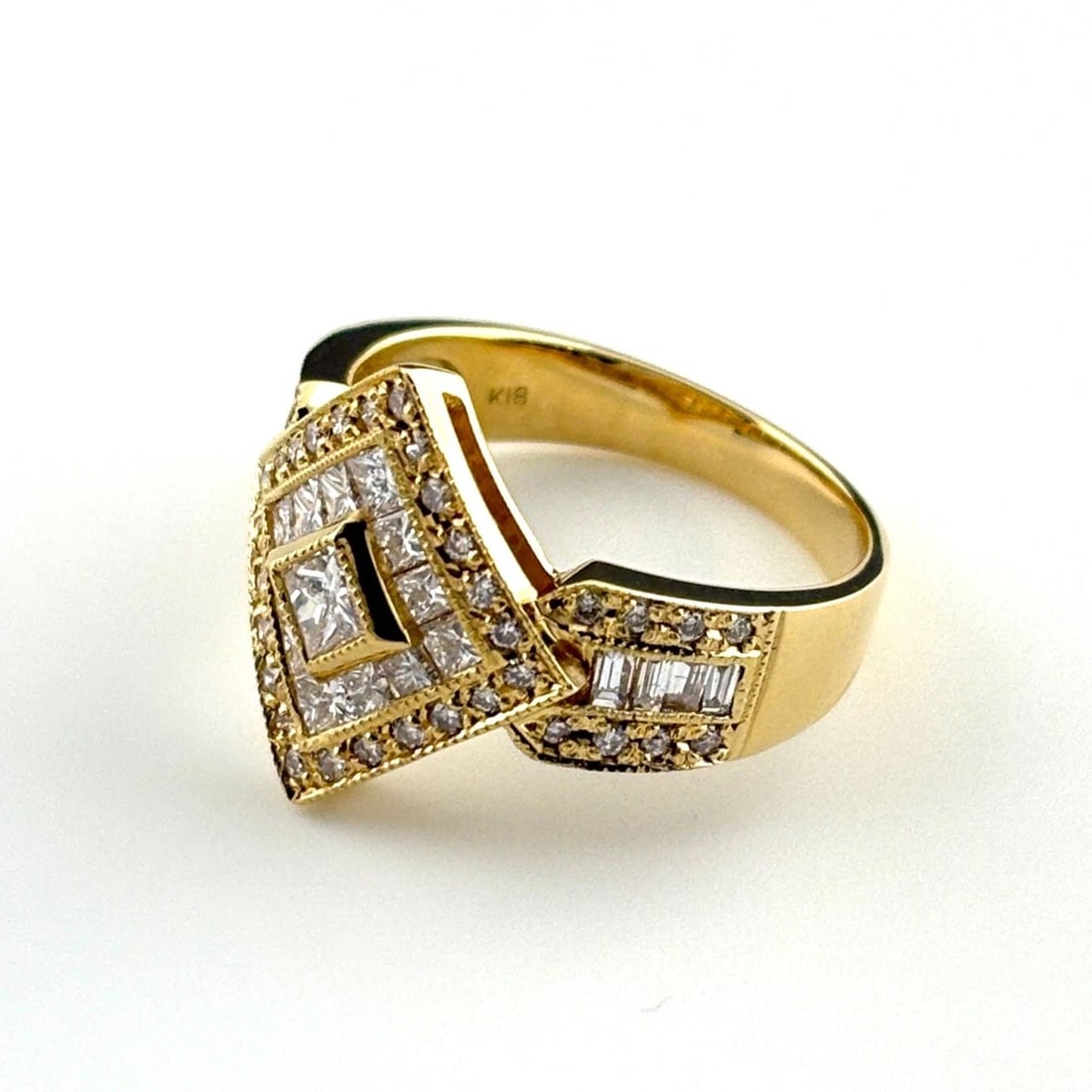 MELEE DIAMOND DESIGN RING YG YELLOWGOLD (1 of 2)