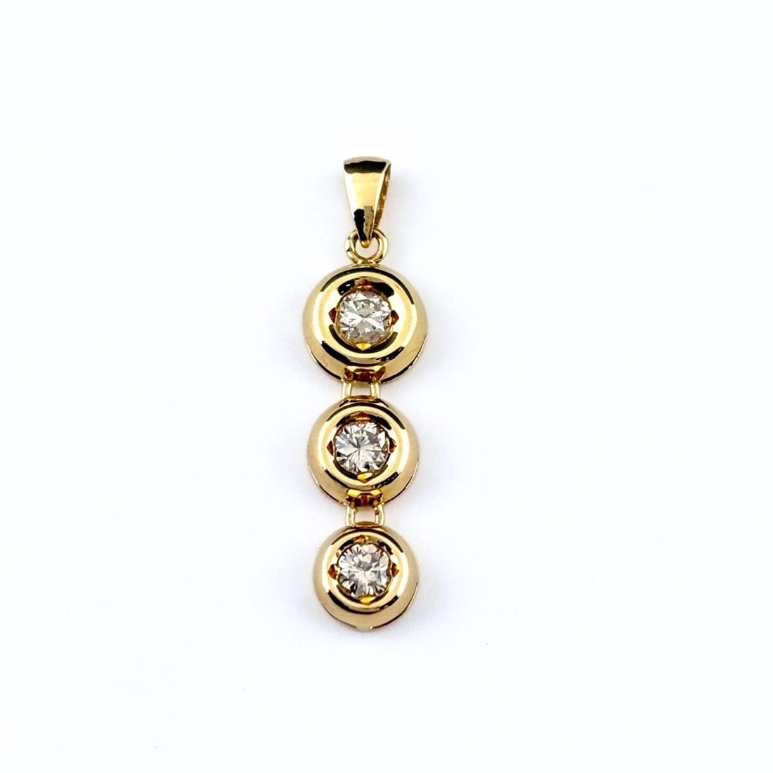 MELEE DIAMOND PENDANT HEAD YG YELLOWGOLD (1 of 2)