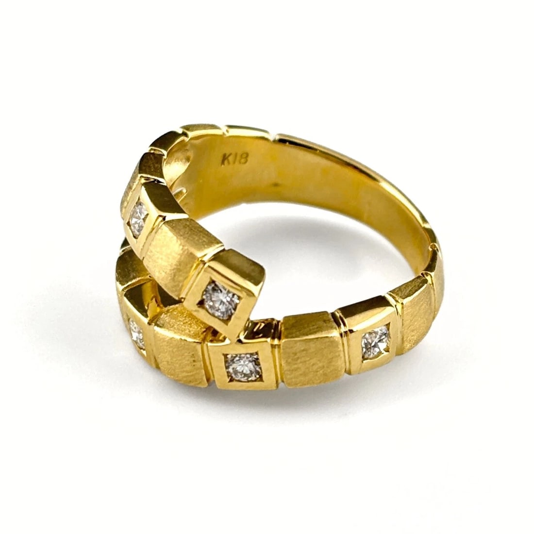 MELEE DIAMOND DESIGN YG YELLOWGOLD RING (1 of 2)