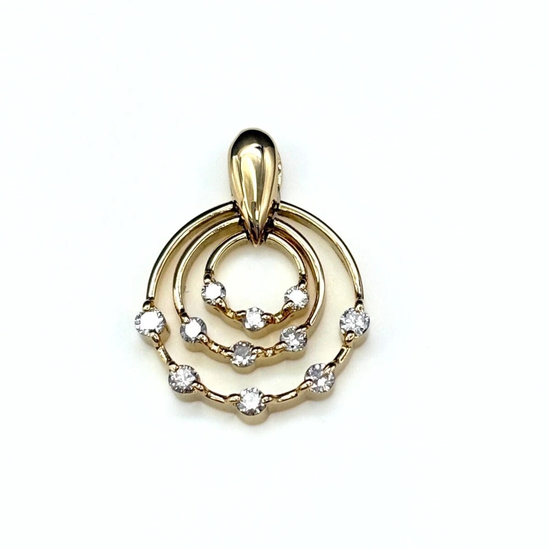 MELEE DIAMOND PENDANT HEAD YG YELLOWGOLD (1 of 2)