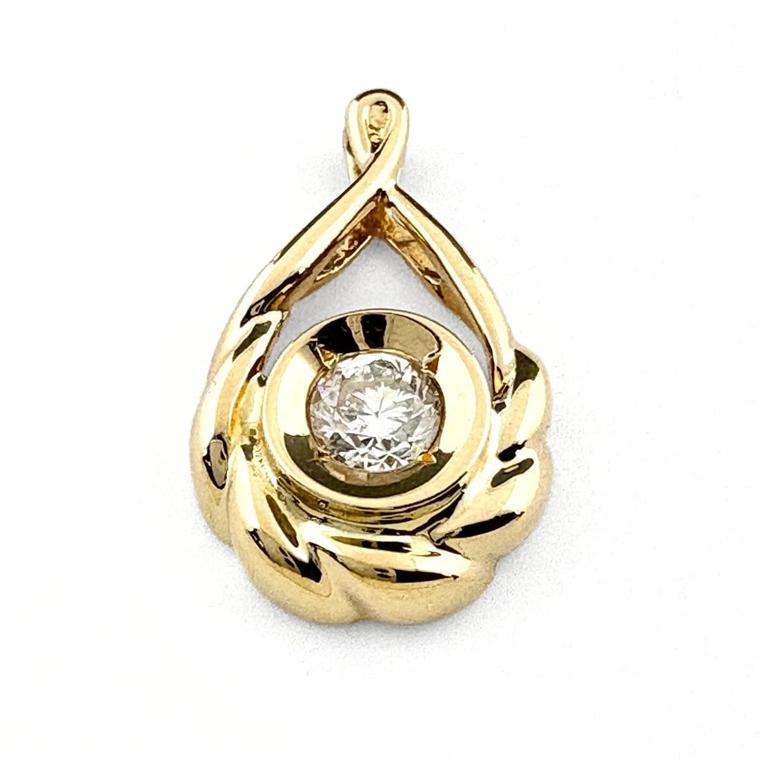 DIAMOND PENDANT HEAD YG YELLOWGOLD (1 of 2)
