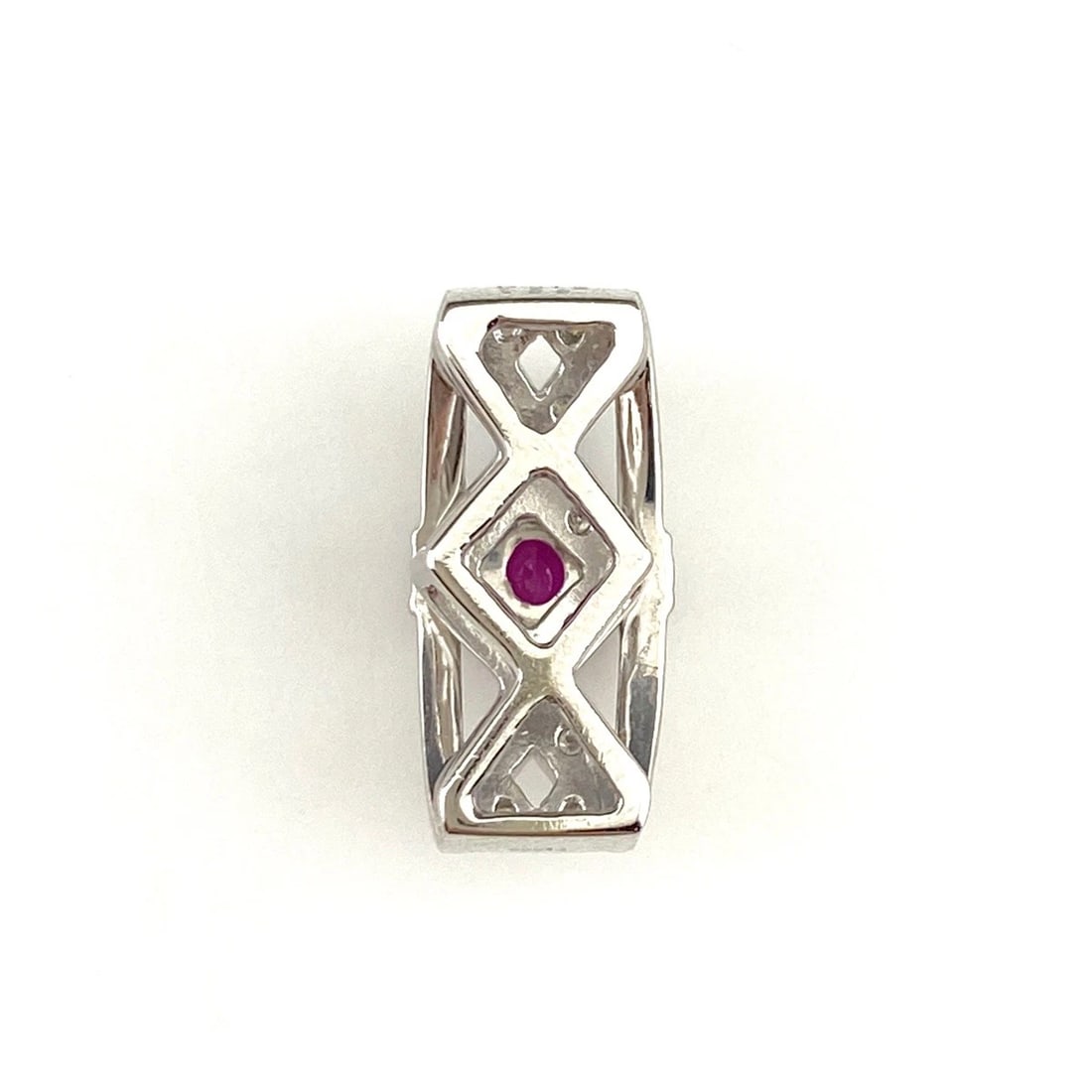 RUBY DESIGN PENDANT HEAD PLATINUM MELEE DIAMOND - 3