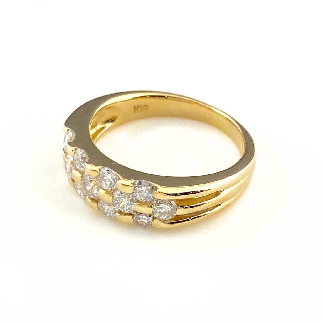 MELEE DIAMOND DESIGN YG YELLOWGOLD RING (1 of 3)