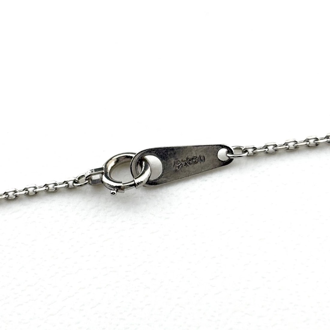 RUBY DESIGN NECKLACE PLATINUM MELEE DIAMOND - 2