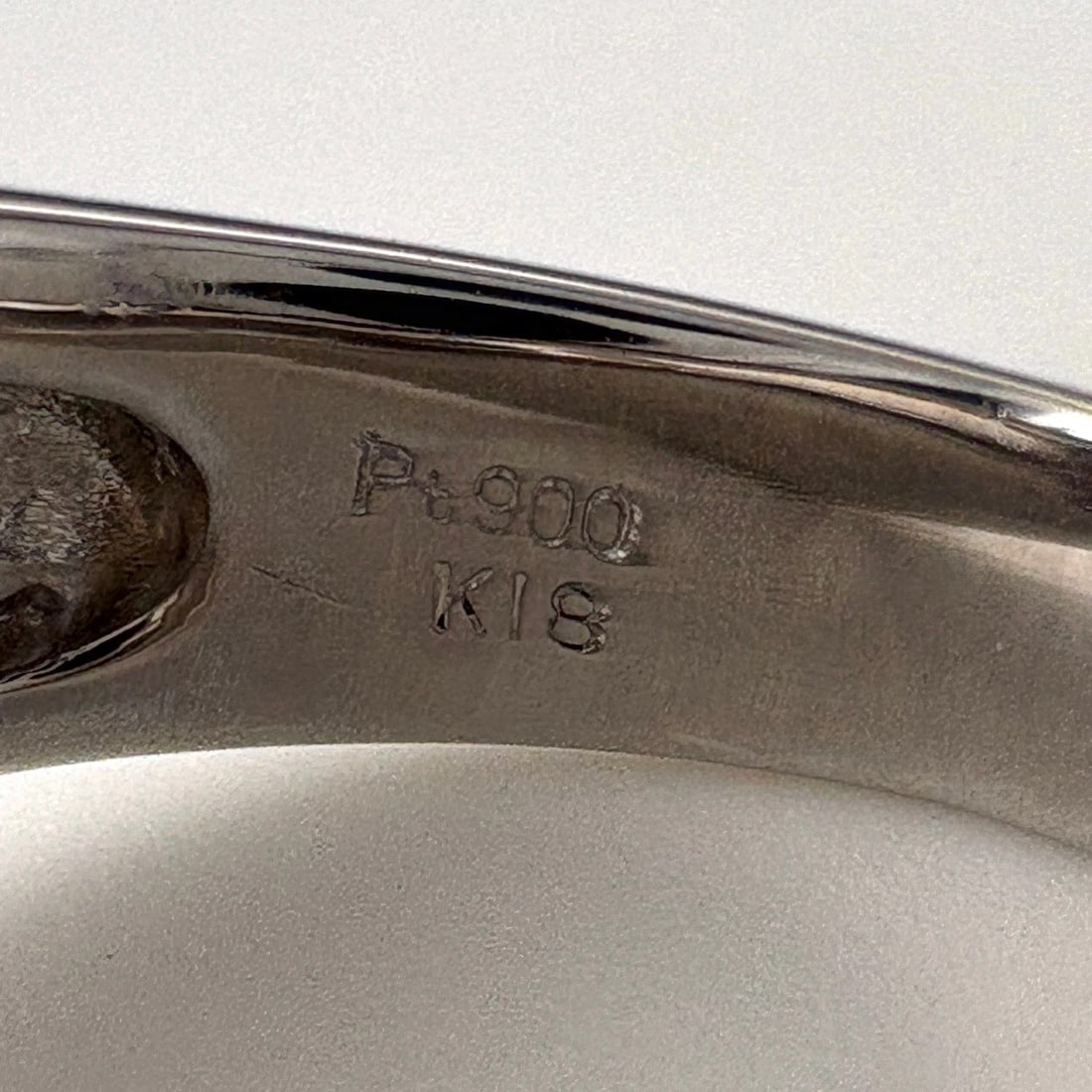 RUBY DESIGN PLATINUM YG YELLOWGOLD RING - 2