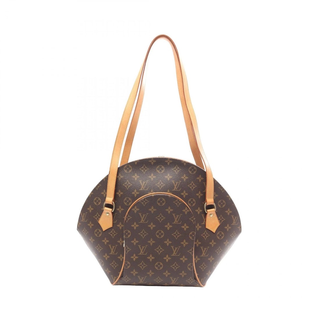 LOUIS VUITTON ELLIPSE SHOPPING SHOULDER BAG: LOUIS VUITTON Ellipse Shopping Shoulder Bag Brand: LOUIS VUITTON Type: Shoulder Bag Material: PVC coated canvas Color: Brown Size: (H:13.4" x W:10.2" x D:5.1") Strap drop?30cm(11.8") Accessories: