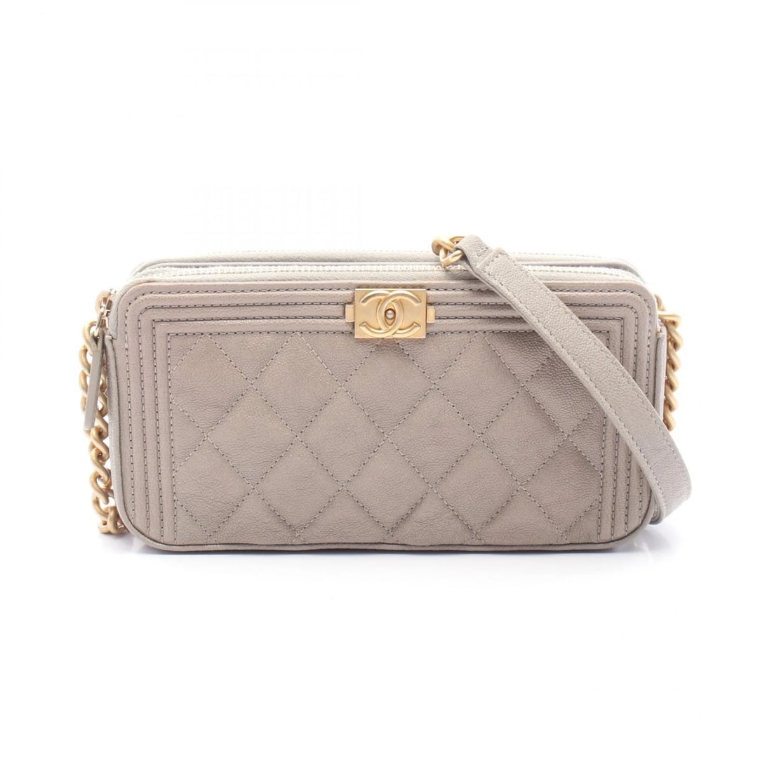 CHANEL BOY CHANEL SHOULDER BAG LEATHER SHOULDER BAG: CHANEL Boy chanel Shoulder Bag leather Shoulder Bag Brand: CHANEL Type: Shoulder Bag Material: leather Color: Beige Size: (H:3.7" x W:7.3" x D:1.2") Shoulder?127cm(50.0") Accessories: None
