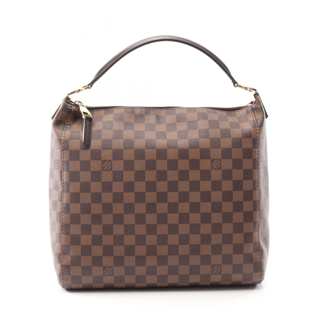 LOUIS VUITTON PORT PERRO PM SHOULDER BAG: LOUIS VUITTON Port Perro PM Shoulder Bag Brand: LOUIS VUITTON Type: Shoulder Bag Material: Damier × PVC coated canvas × leather Color: Ebene / Brown??ish colors Size: (H:11.8" x W:12.4" x D:4.3"