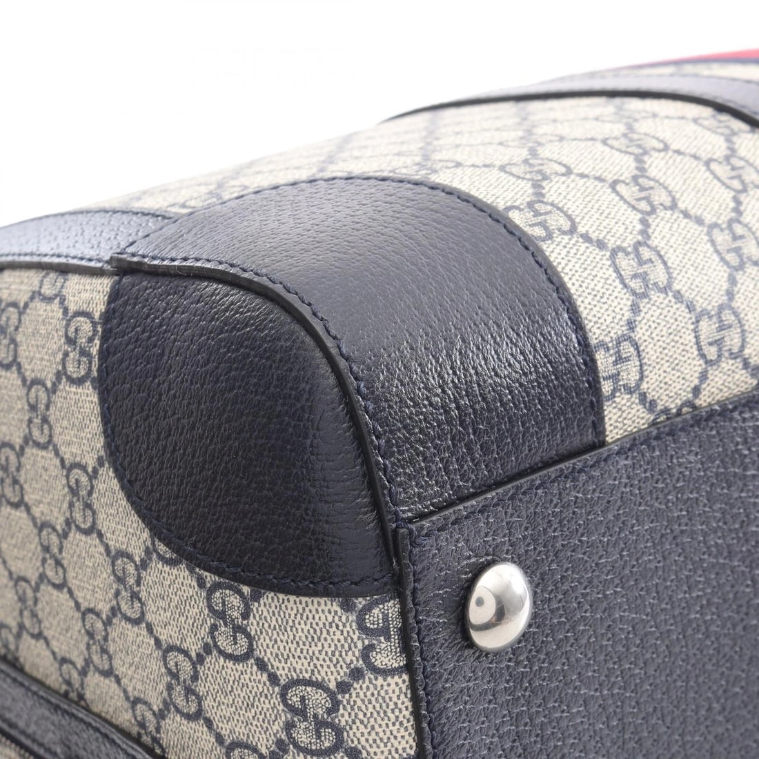 GUCCI MEDIUM GG SUPREME DUFFLE HAND BAG BOSTON BAG - 5