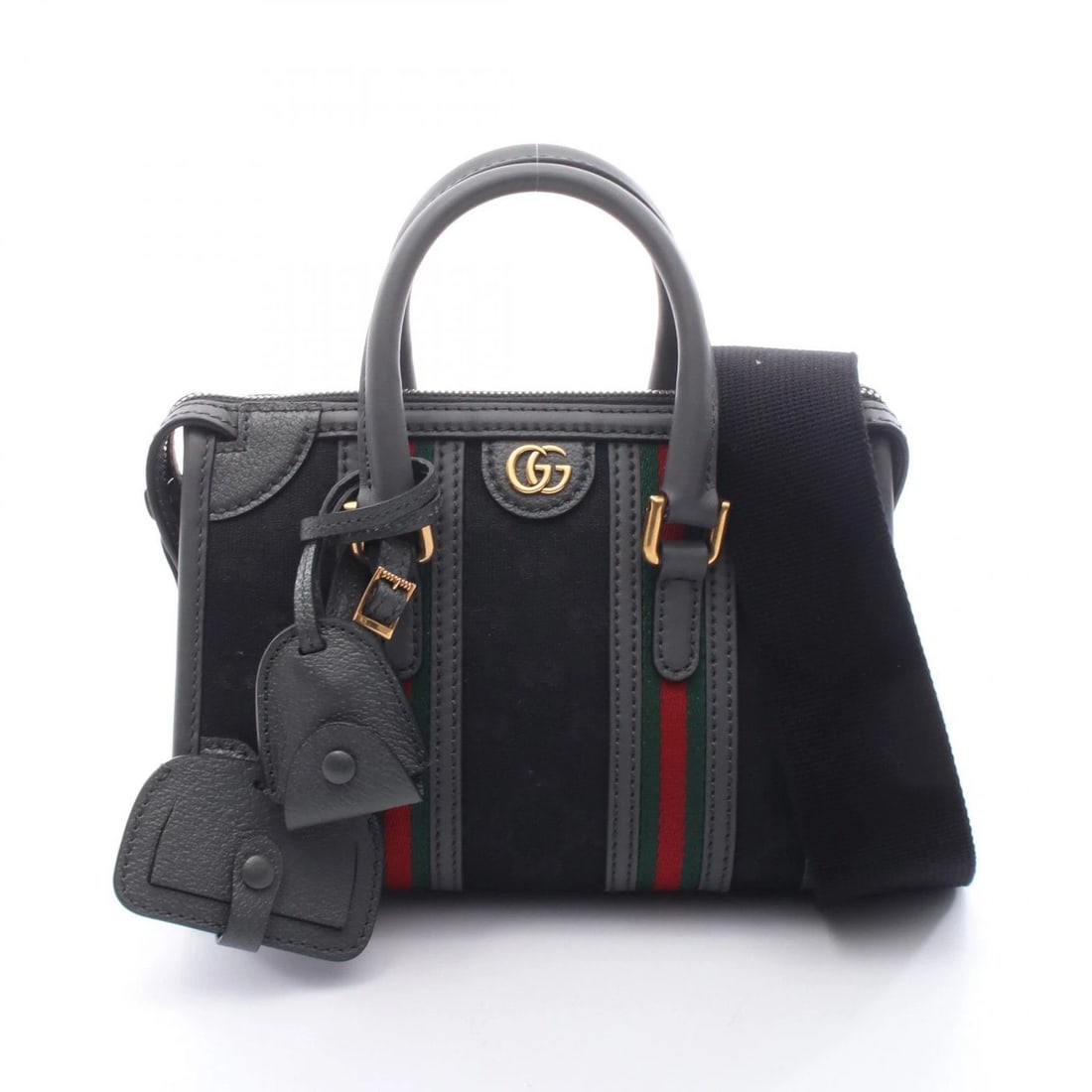 GUCCI OPHIDIA GG CANVAS SHOULDER HANDBAG (1 of 4)