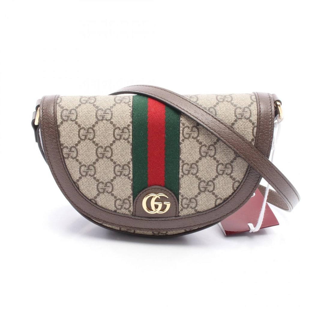 GUCCI OPHIDIA GG SUPREME SMALL SHOULDER BAG: GUCCI Ophidia GG Supreme small Shoulder Bag Brand: GUCCI Type: Shoulder Bag Material: PVC coated canvas × leather Color: Beige??ish colors × Brown??ish colors Size: (H:5.1" x W:7.9" x