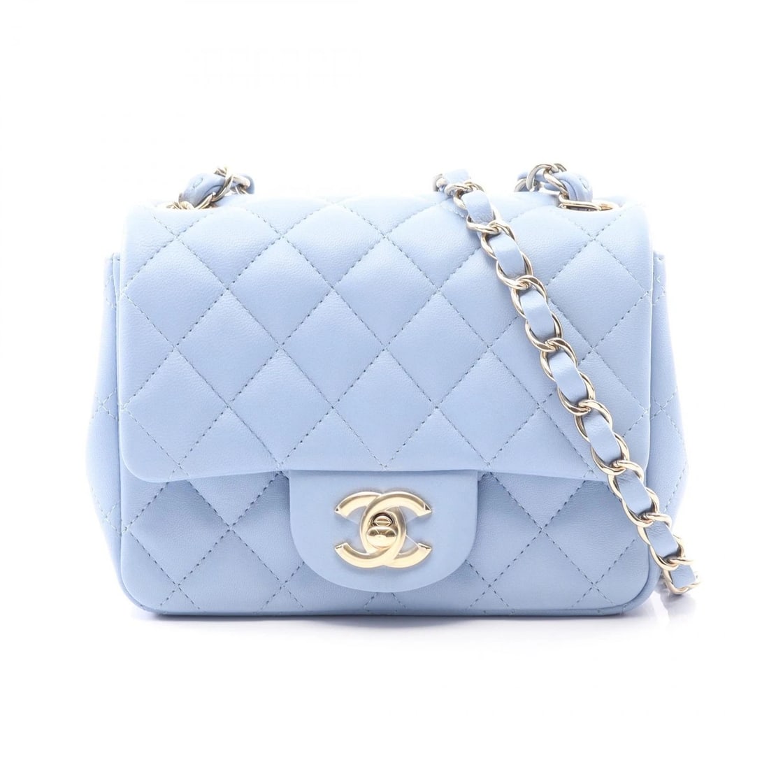 CHANEL MINI MATELASSE CHAIN CROSSBODY SHOULDER BAG (1 of 6)