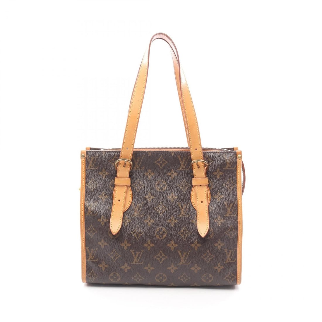 LOUIS VUITTON POPINCOURT HAUT TOTE BAG TOTE BAG: LOUIS VUITTON Popincourt haut Tote Bag Tote Bag Brand: LOUIS VUITTON Type: Tote Bag Material: Monogram × PVC coated canvas × leather Color: Brown??ish colors Size: (H:9.3" x W:10.6" x