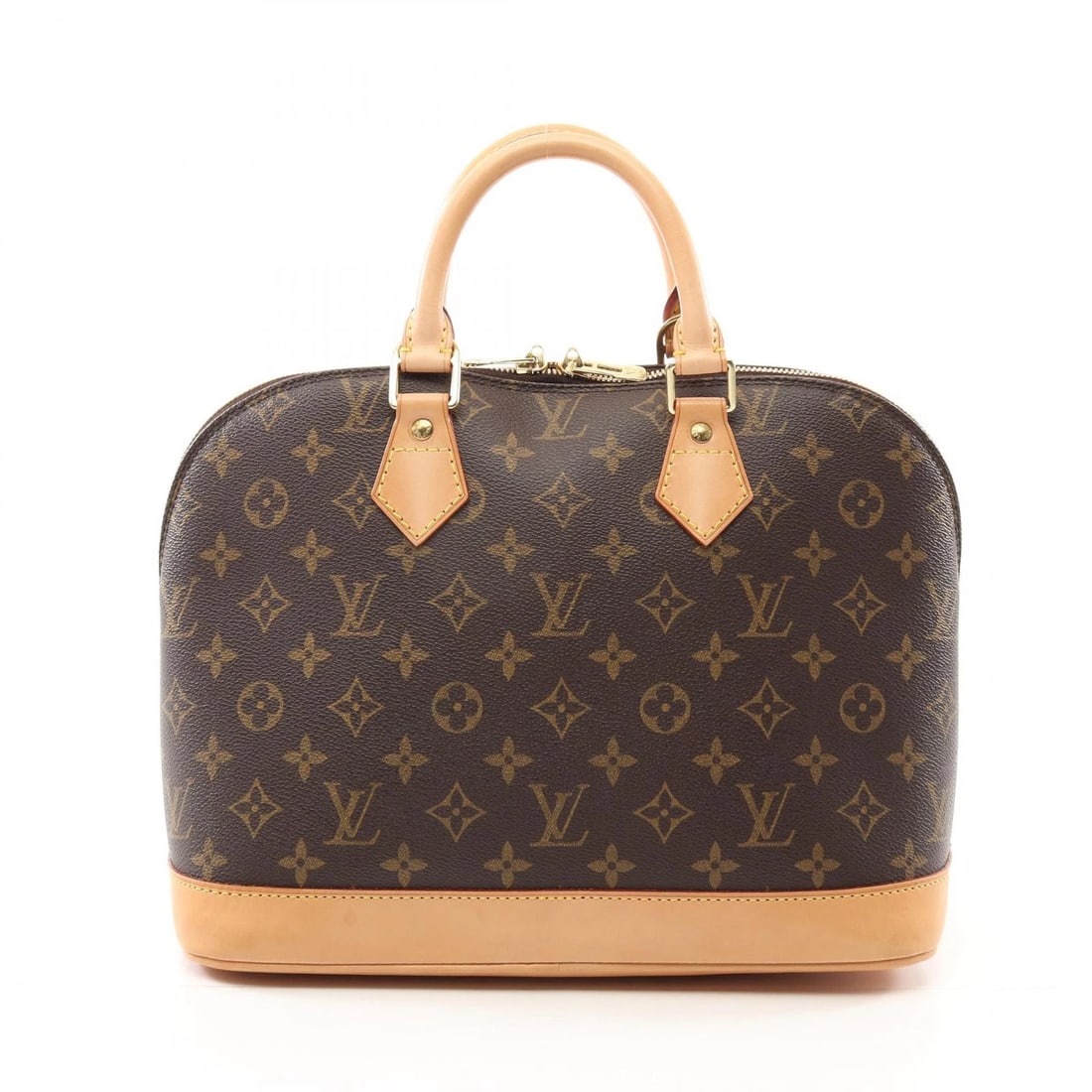 LOUIS VUITTON ALMA PM HAND BAG HANDBAG: LOUIS VUITTON Alma PM Hand bag Handbag Brand: LOUIS VUITTON Type: Handbag Material: Monogram × PVC coated canvas × leather Color: Brown??ish colors Size: (H:9.3" x W:11.8" x D:6.3") Handle?29cm(