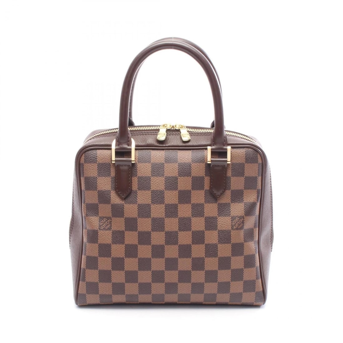 LOUIS VUITTON BRERA HANDBAG: LOUIS VUITTON Brera Handbag Brand: LOUIS VUITTON Type: Handbag Material: PVC coated canvas × leather Color: Brown??ish colors Size: (H:8.3" x W:9.4" x D:4.1") Handle?36cm(14.2") Accessories: Non