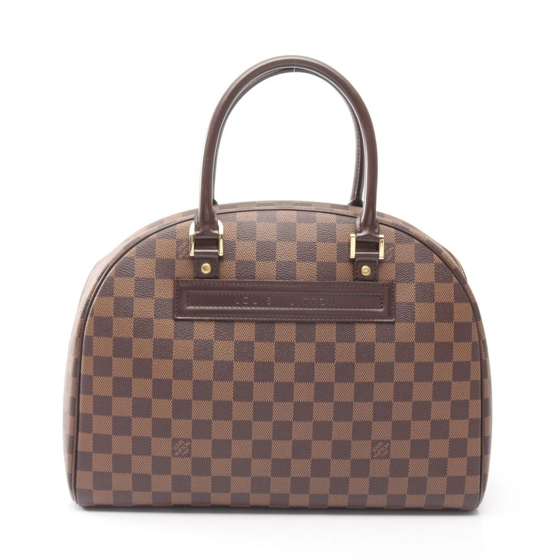 LOUIS VUITTON NOLITA HANDBAG: LOUIS VUITTON Nolita Handbag Brand: LOUIS VUITTON Type: Handbag Material: Damier × PVC coated canvas × leather Color: Ebene / Brown??ish colors Size: (H:10.2" x W:13.8" x D:5.5") Handle?42cm(16.
