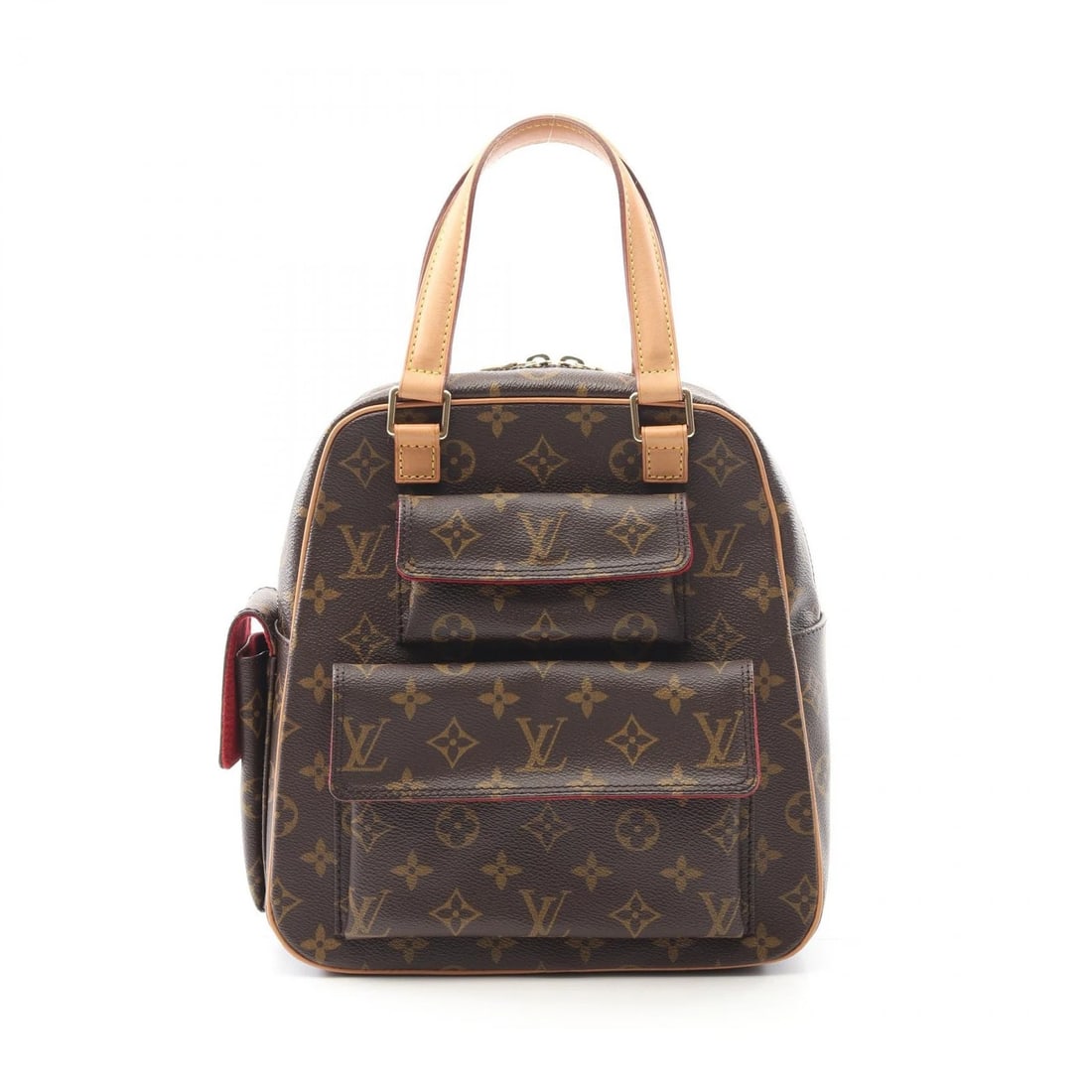 LOUIS VUITTON EXCENTRI CITE HANDBAG: LOUIS VUITTON Excentri Cite Handbag Brand: LOUIS VUITTON Type: Handbag Material: Monogram × PVC coated canvas × leather Color: Brown??ish colors Size: (H:10.2" x W:9.4" x D:4.7")