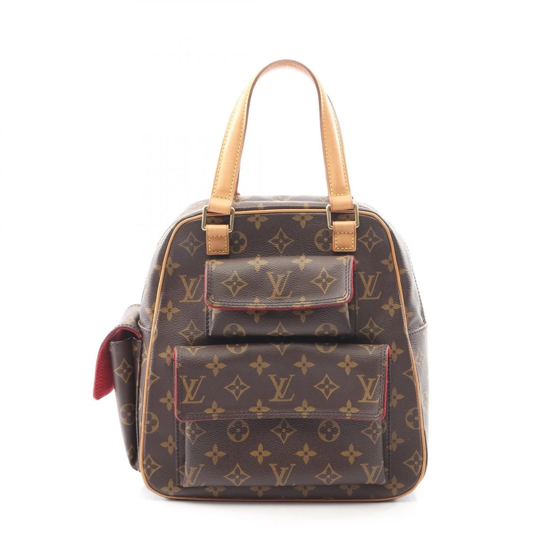 LOUIS VUITTON EXCENTRICITE HANDBAG: LOUIS VUITTON ExcentriCite Handbag Brand: LOUIS VUITTON Type: Handbag Material: Monogram × PVC coated canvas × leather Color: Brown??ish colors Size: (H:10.2" x W:9.4" x D:4.7") Handle?35cm(13.8