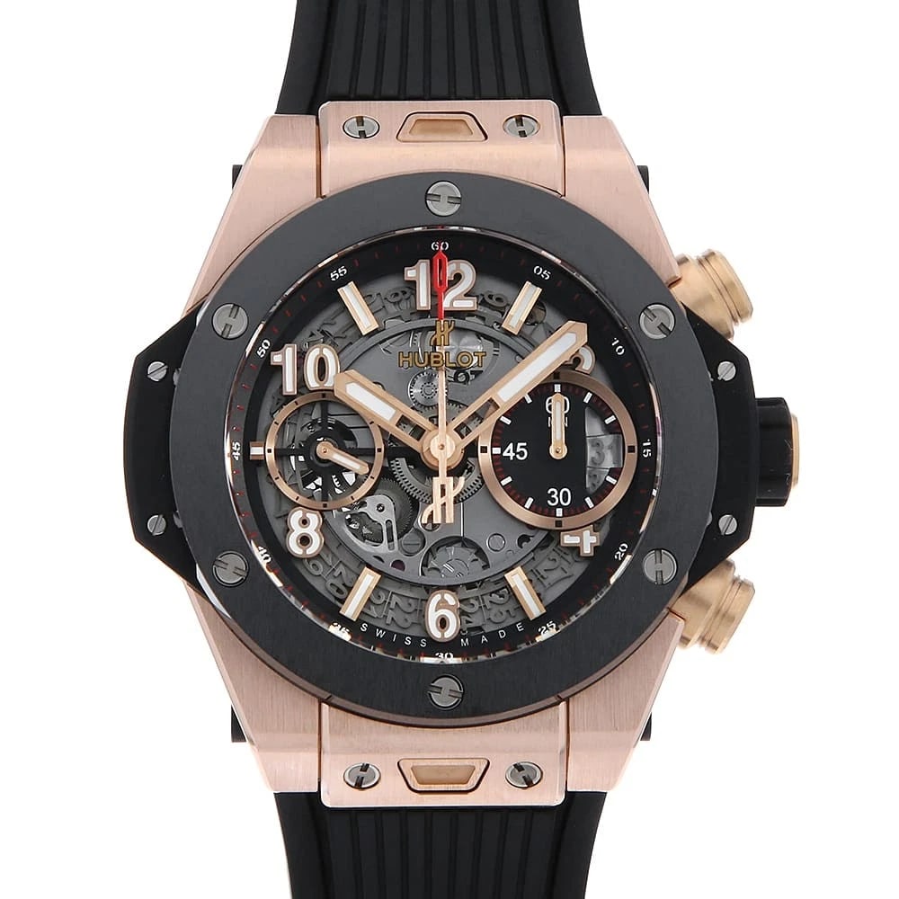 HUBLOT BIG BANG UNICO KING GOLD CERAMIC WRIST WATCH (1 of 7)