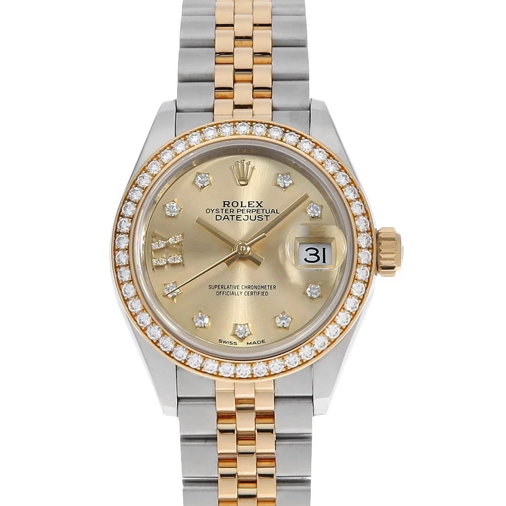 ROLEX DATEJUST BEZEL DIAMOND 9P STAR DIAMOND WRIST WATCH (1 of 5)