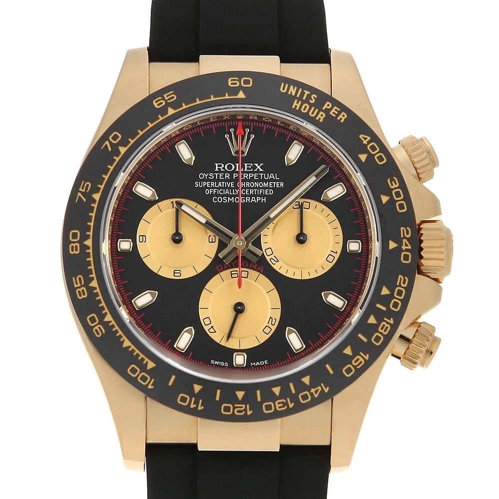ROLEX COSMOGRAPH DAYTONA BLACK X CHAMPAGNE WRIST WATCH (1 of 6)