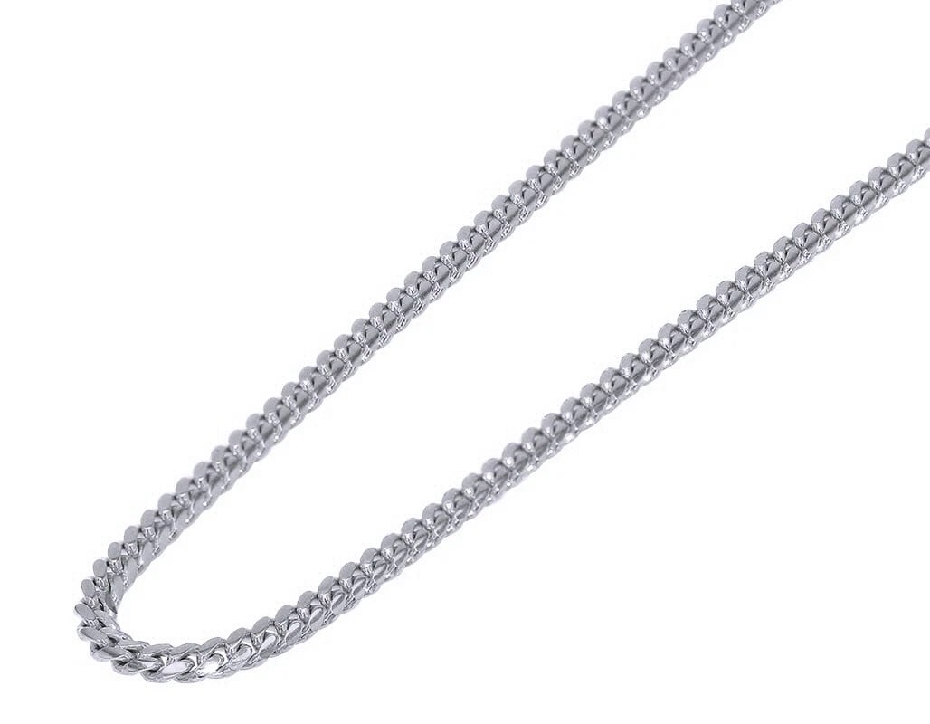 MIAMI CUBAN LINK CHAIN NECKLACE SOLID REAL 10K: Miami Cuban Link Chain Necklace Solid Real 10K Brand: None Type: Necklace Material: 10k White Gold, Color: White Gold Size: Necklace Length 16 in Accessories: None Accessories Notice: When