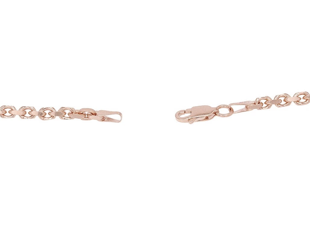 ANCHOR CHAIN SOLID REAL 10K ROSE GOLD - 3
