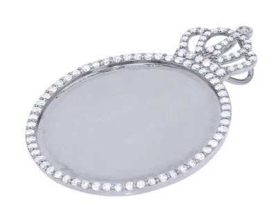 DIAMOND CROWN MEMORY ENGRAVING PENDANT - 2