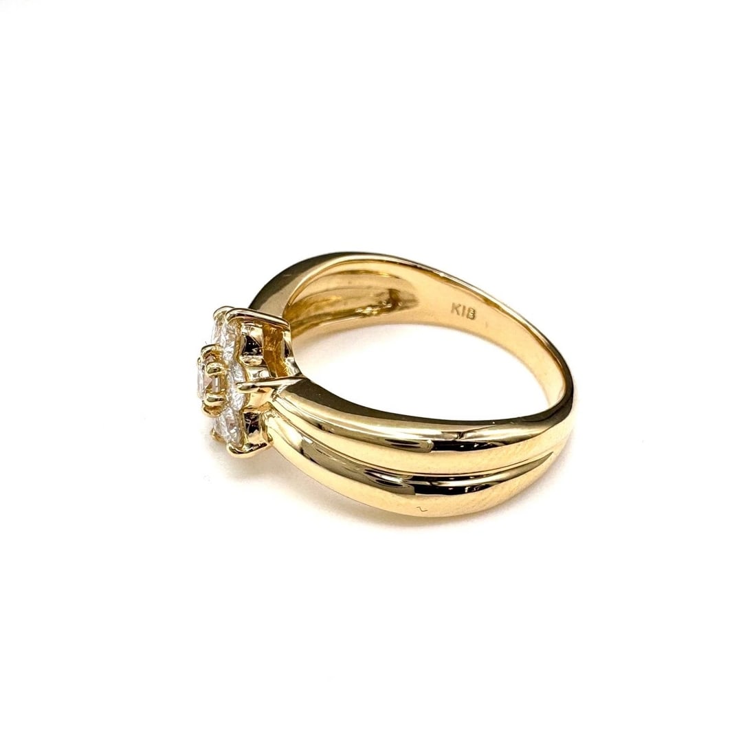 MELEE DIAMOND DESIGN YG YELLOWGOLD RING (1 of 2)