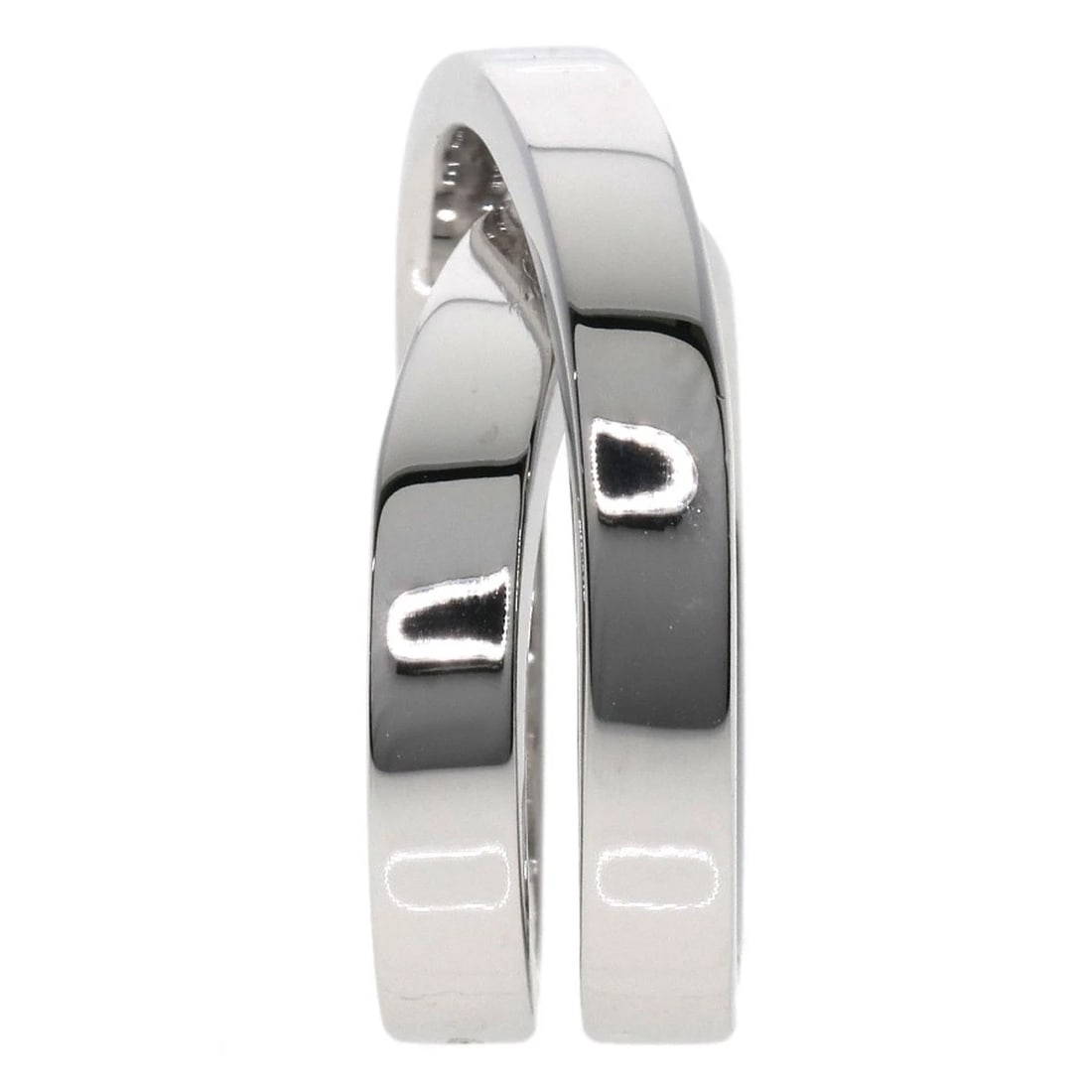CARTIER PARISINGRING K18 WHITE GOLD: CARTIER ParisingRing K18 White Gold Brand: CARTIER Type: Ring Material: K18 White Gold, Color: Exterior Color Silver Size: 5.75 (US) Accessories: None Accessories Notice: When purchasing p