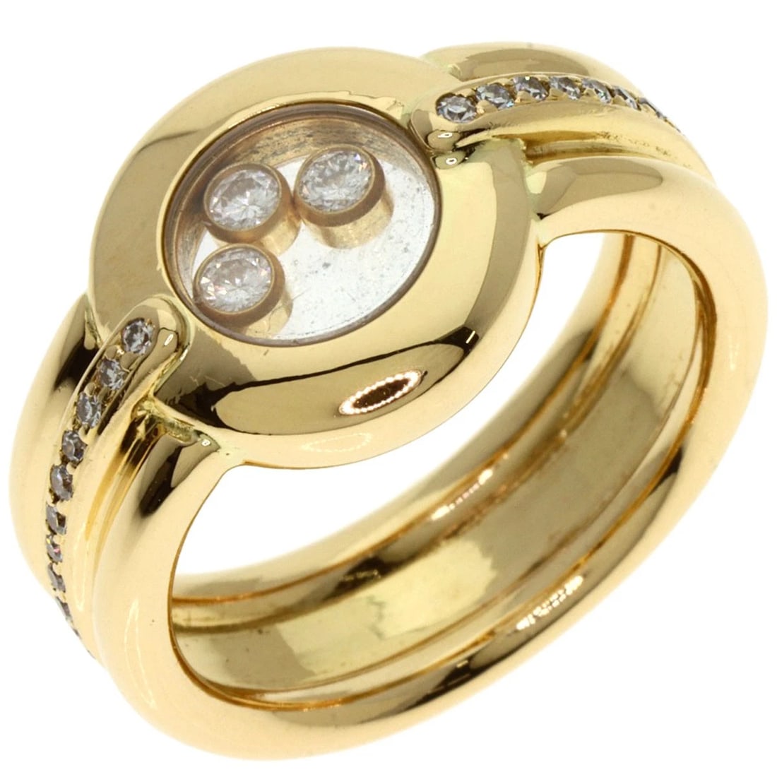 CHOPARD HAPPY DIAMOND RING K18 - 2